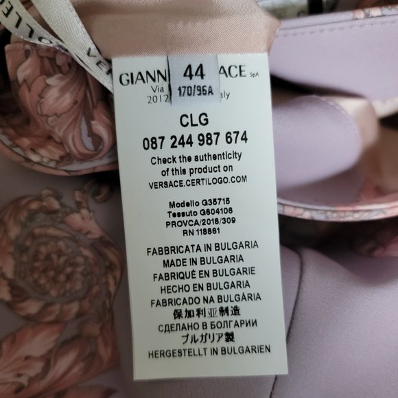 Versace Collection Baroque Print Cocktail Dress - Picture 9 of 12